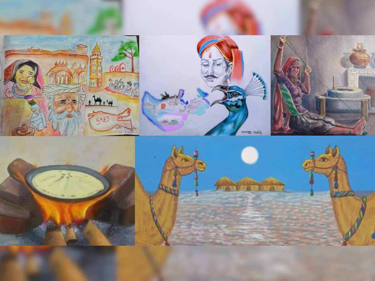 કચ્છી કલાનું કરાયું ઓનલાઇન પ્રદર્શન, પીંછીના લસરકે કચ્છી નવા વર્ષની ઉજવણી