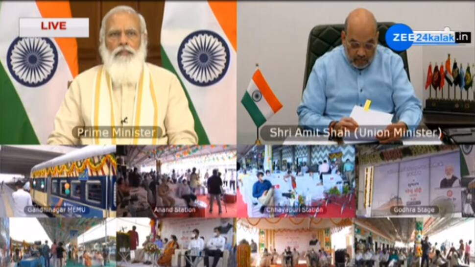 PM મોદીએ 1100 કરોડનાં પ્રકલ્પોનું કર્યું લોકાર્પણ, અમિત શાહ, CM રૂપાણી, નીતિન પટેલ સહિતનાં નેતાઓ હાજર PM મોદીએ 1100 કરોડનાં પ્રકલ્પોનું કર્યું લોકાર્પણ, અમિત શાહ, CM રૂપાણી, નીતિન પટેલ સહિતનાં નેતાઓ હાજર