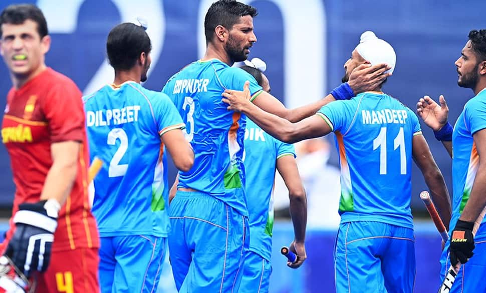 Tokyo Olympics: હોકીમાં ભારતની શાનદાર જીત, સ્પેનને 3-0થી પછાડ્યું, રૂપિન્દર સિંહે 2 ગોલ કર્યા Tokyo Olympics: હોકીમાં ભારતની શાનદાર જીત, સ્પેનને 3-0થી પછાડ્યું, રૂપિન્દર સિંહે 2 ગોલ કર્યા