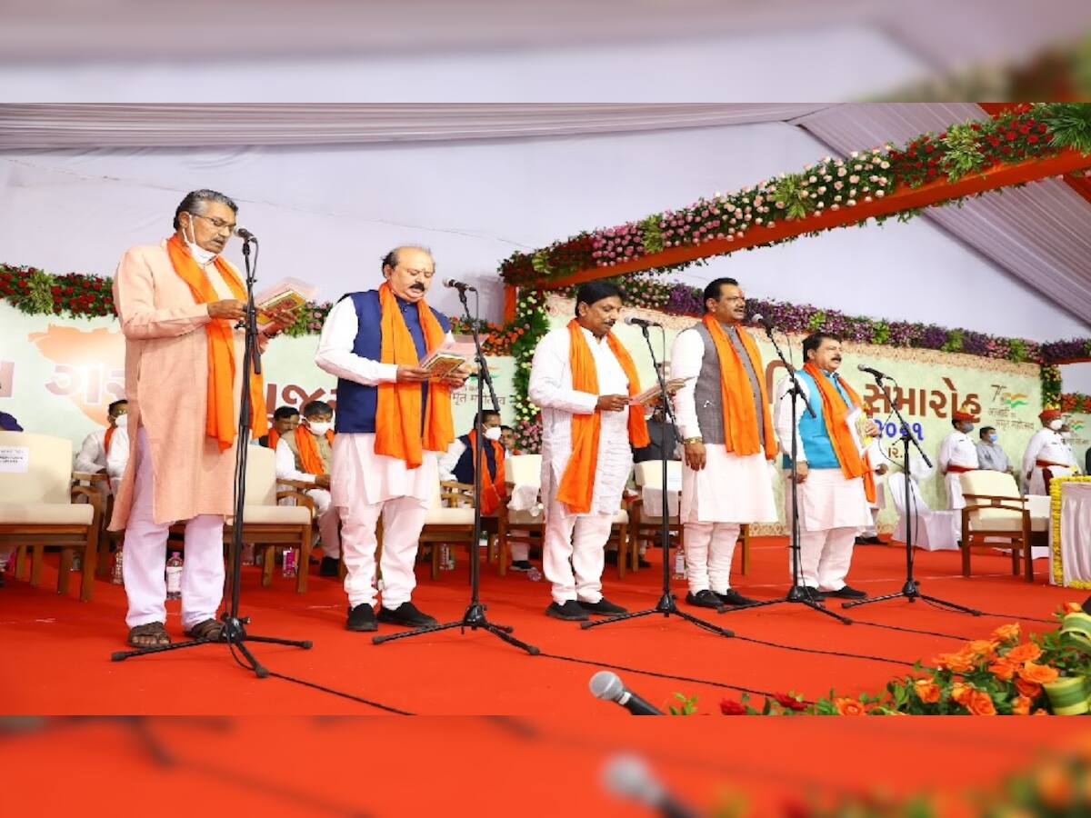 Gujarat New Cabinet: ગુજરાતની નવી કેબિનેટમાં મુખ્યમંત્રી સહિત 7 પાટીદાર નેતાઓને મળ્યું સ્થાન