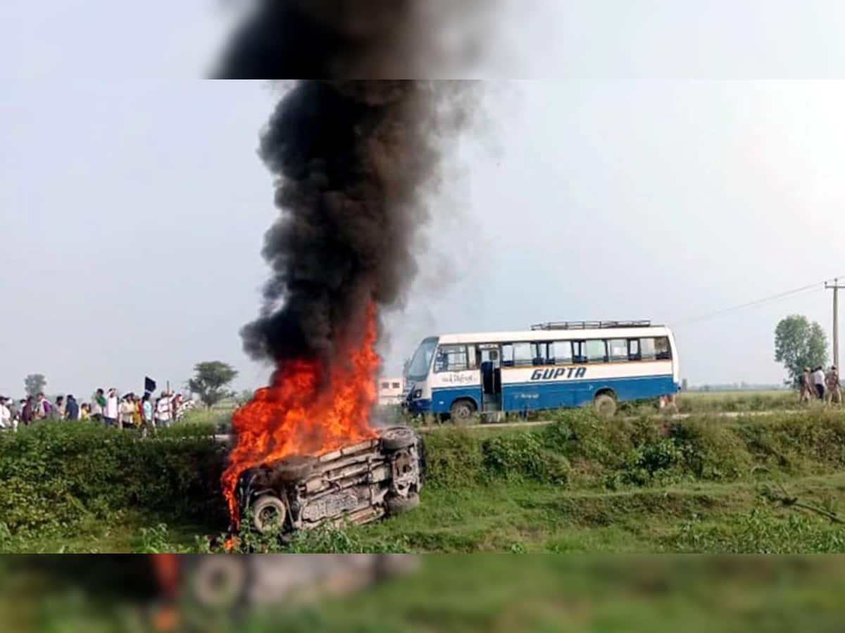 Farmers Protest: લખીમપુર હિંસામાં 8 લોકોના મોત, સ્થિતિ તણાવપૂર્ણ, ઈન્ટરનેટ સેવા બંધ