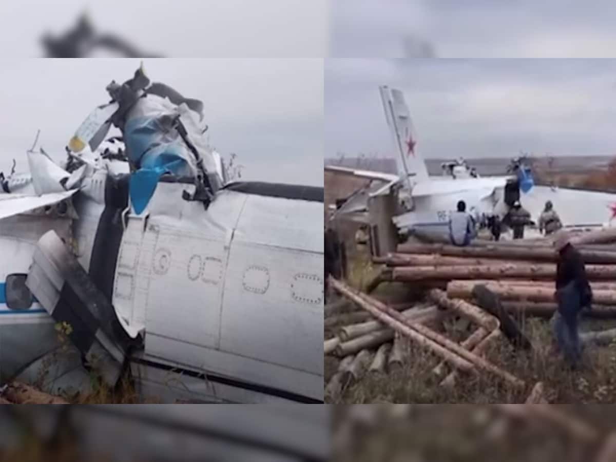 રશિયા વિમાન દુર્ઘટના: 21 પેરાશૂટ ડાઈવર્સ સહિત 23 લોકો સવાર પ્લેન ક્રેશમાં 16 ના મોત