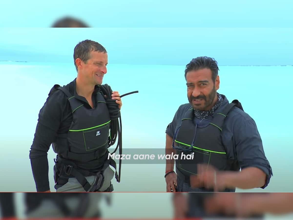 Bear Grylls સાથે સમુદ્રમાં ડૂબકી લગાવતા 'સિંઘમ' ને પણ લાગ્યો ડર! જાણો અજય દેવગણે શું કહ્યું...