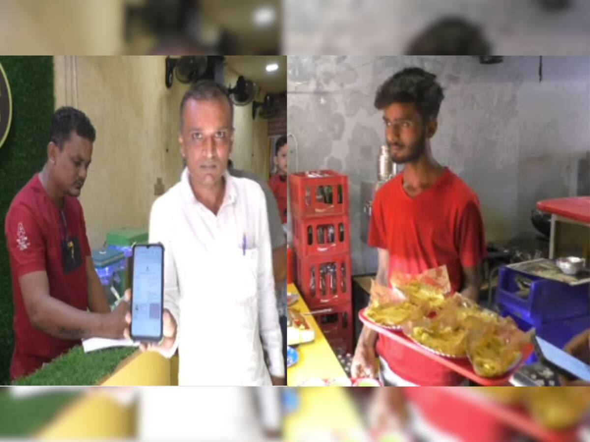 વેક્સીન રેકોર્ડની ખુશીમાં સુરતી વેપારીએ ગ્રાહકોને મફતમાં લોચો ખવડાવ્યો  