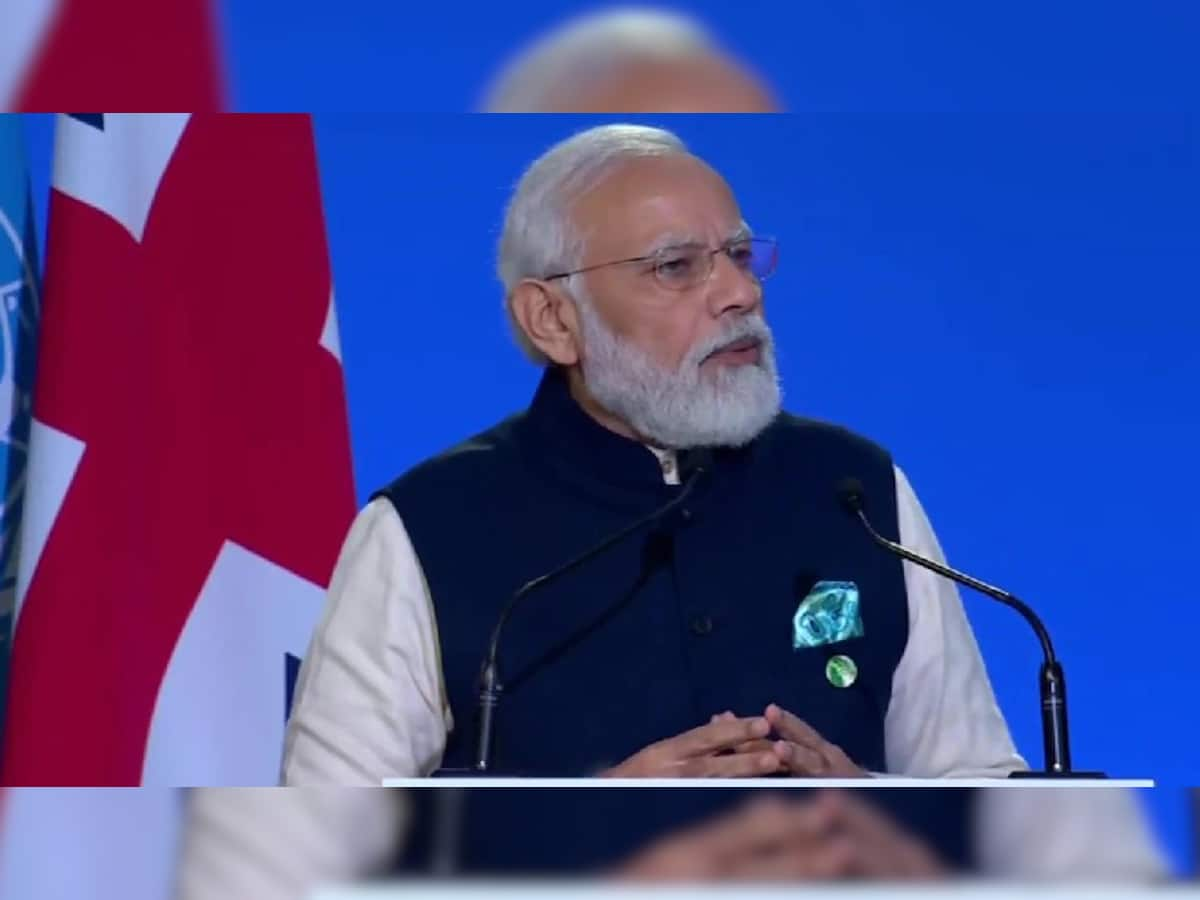 COP26 Summit: PM મોદીએ કહ્યું- 'ક્લાઈમેન્ટ ચેન્જ વિકાસશીલ દેશો માટે સૌથી મોટું સંકટ'