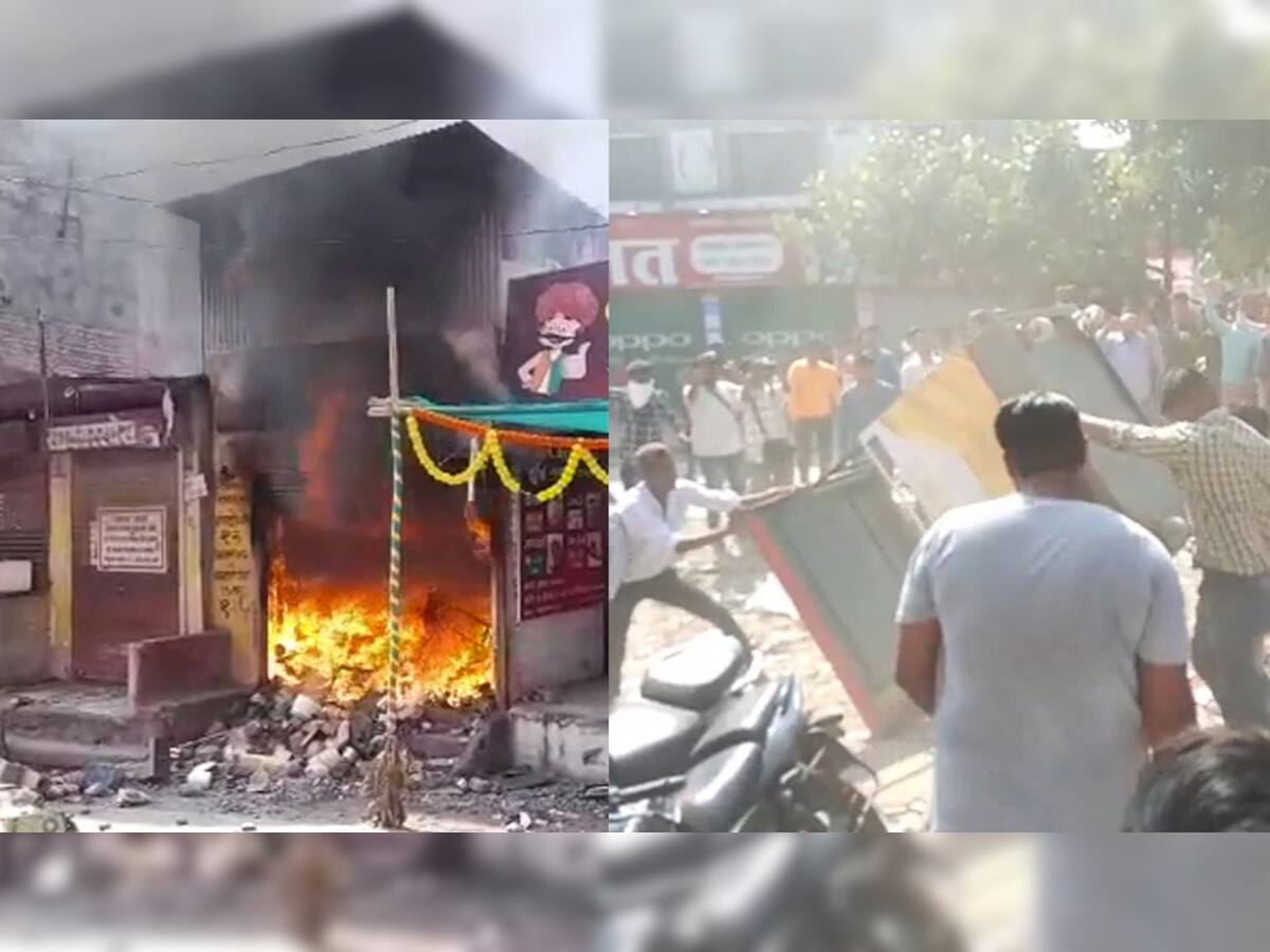Amarawati માં બબાલ શરૂ, ફૂંકવામાં આવી દુકાનો,  BJP કાર્યકર્તાઓ પર લાઠીચાર્જ