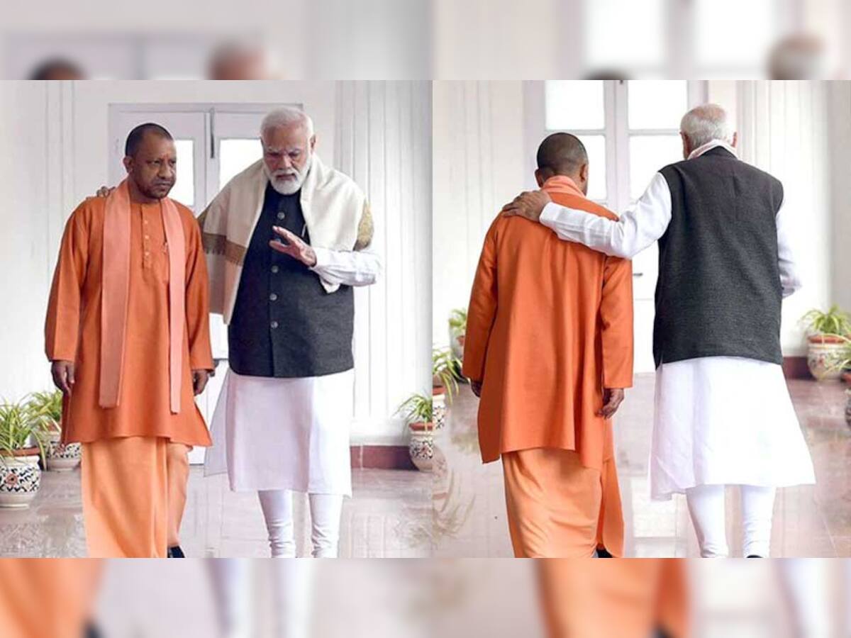 હમ નિકલ પડે હૈ... CM યોગી આદિત્યનાથના ખભા પર PM મોદીનો હાથ, શું છે આ તસવીરનો અર્થ?