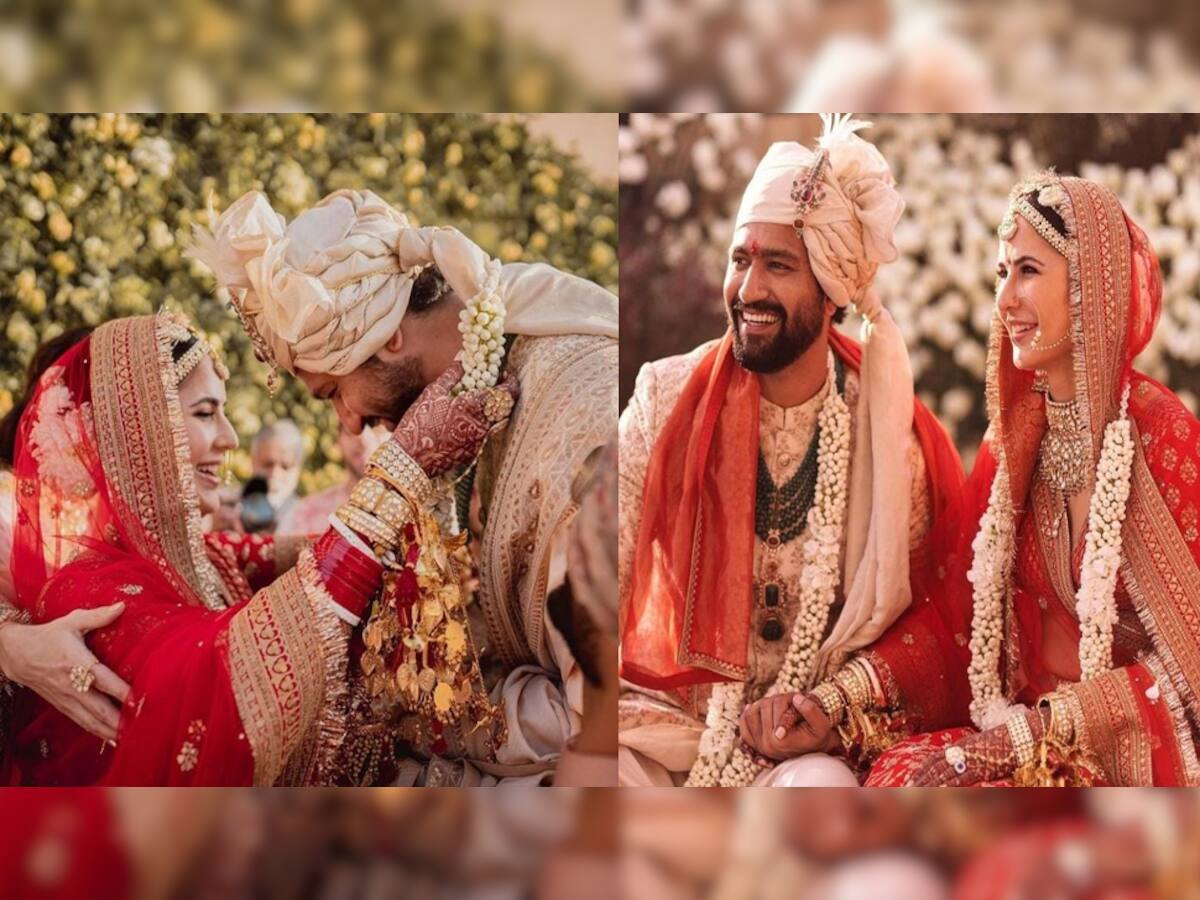 Katrina Kaif Vicky Kaushal Wedding Video: પતિ-પત્ની બની ગયા કૈટરીના અને વિક્કી, શાહી અંદાજમાં થયા લગ્ન