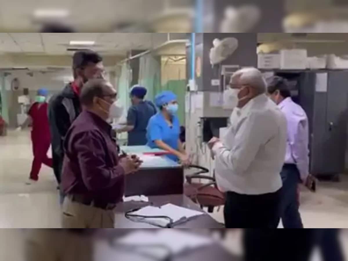 CM ની સિવિલમાં સરપ્રાઇઝ વિઝિટ: આરોગ્યમંત્રીની ગેરહાજરી ઉડીને આંખે વળગી