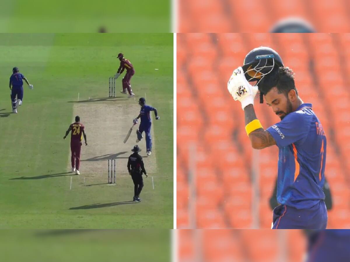 IND vs WI: KL Rahul એ બધી હદ વટાવી! પોતાની ભૂલને કારણે થયો રનઆઉટ, આ ખેલાડી પર ઉતાર્યો ગુસ્સો