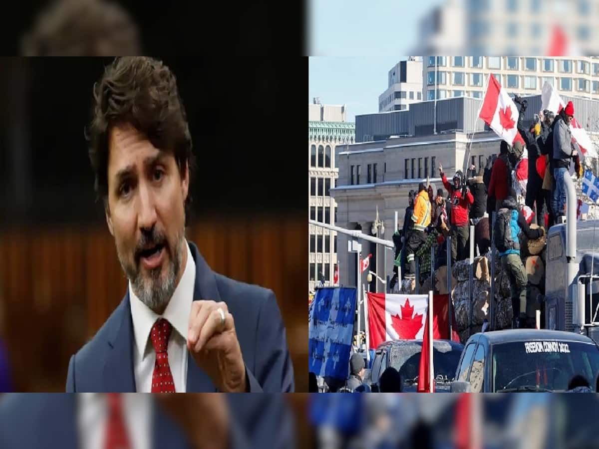 Canada Protest: કેનેડામાં જસ્ટિન ટ્રૂડોને સત્તા પરથી હટાવી દેશું, 50 હજાર ટ્રક ડ્રાઈવરોની જાહેરાત