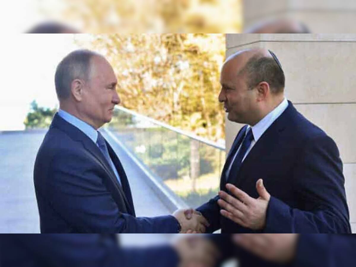 Bennett Naftali-Vladimir Putin Meeting: ઇઝરાયલી પીએમ રોકી શકશે જંગ! અચાનક મોસ્કો પહોંચી પુતિન સાથે કરી મુલાકાત