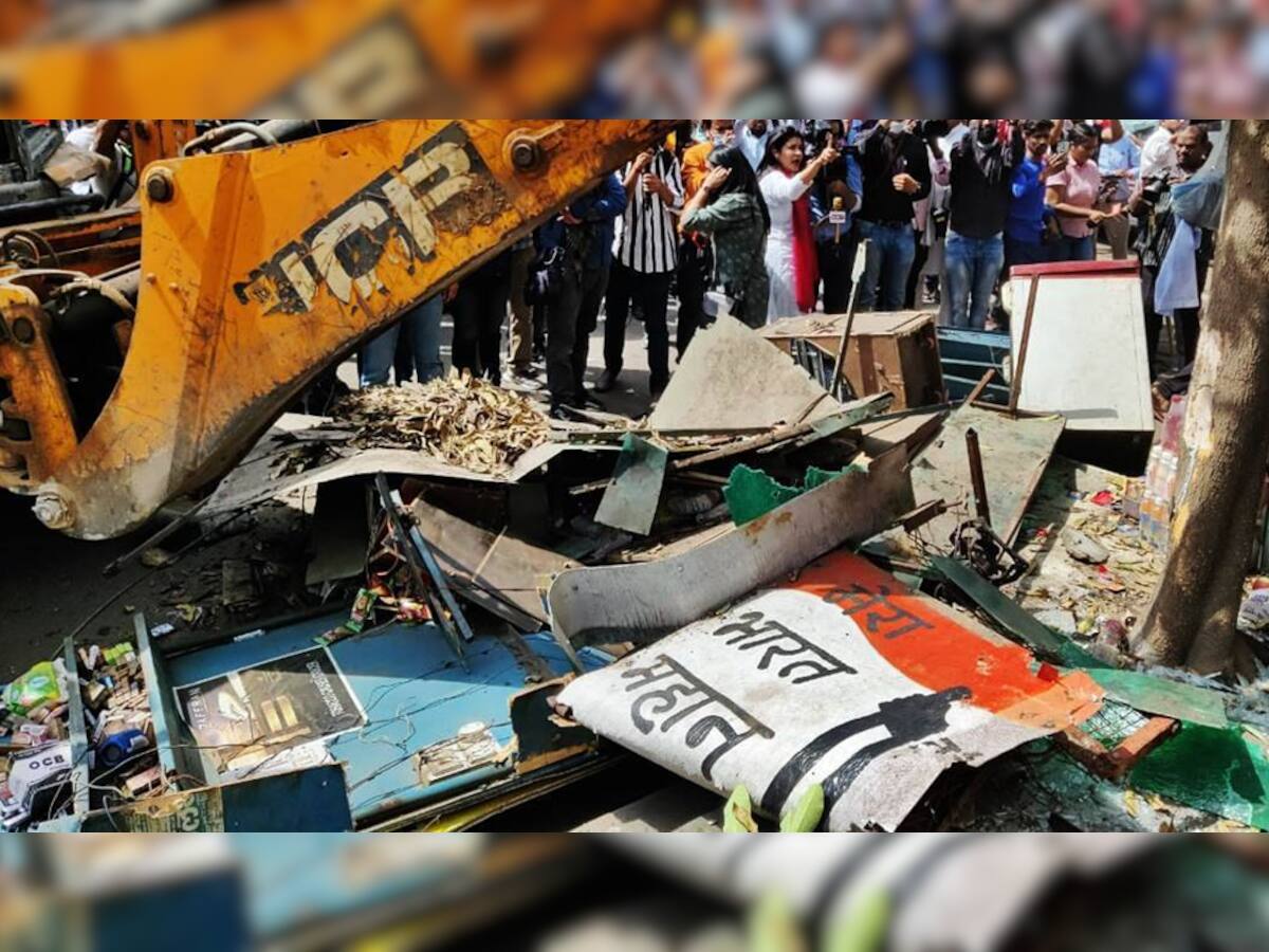 Jahangirpuri Violence: જહાંગીરપુરીમાં 'બુલડોઝર' પર સુપ્રીમ કોર્ટે લગાવી બ્રેક