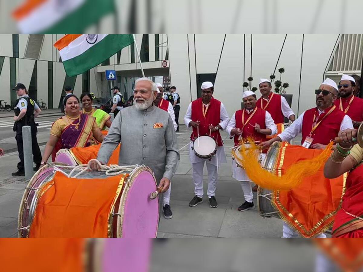 PM Modi In Denmark: કોપનહેગનમાં PM મોદી ભારતીયોને મળ્યા, અનોખો અંદાજમાં વગાડ્યું ઢોલ- VIDEO