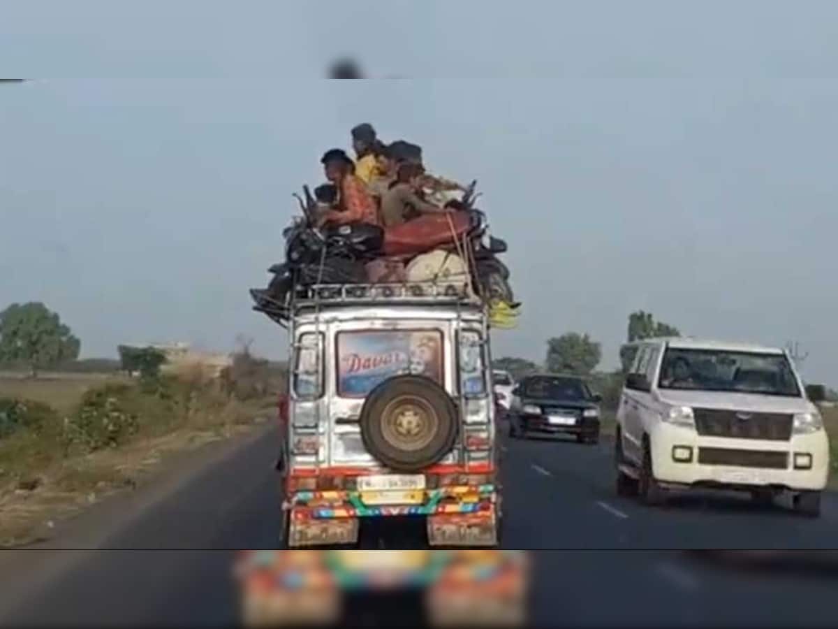 Viral Video of Gujarat: આ તે વળી કેવું ગુજરાત: જીવના જોખમે લોકો કરી રહ્યા છે મોતની સવારી, વાયરલ VIDEO એ મચાવ્યો ખળભળાટ