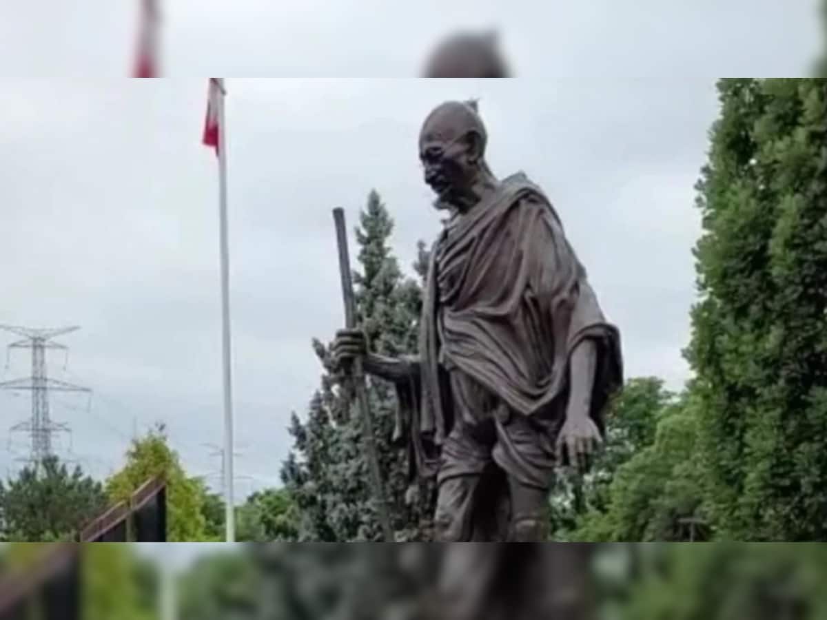 Mahatma Gandhi: કેનેડામાં મહાત્મા ગાંધીની પ્રતિમાને તોડી, ભારત સરકારે વ્યક્ત કર્યો ઉગ્ર વિરોધ