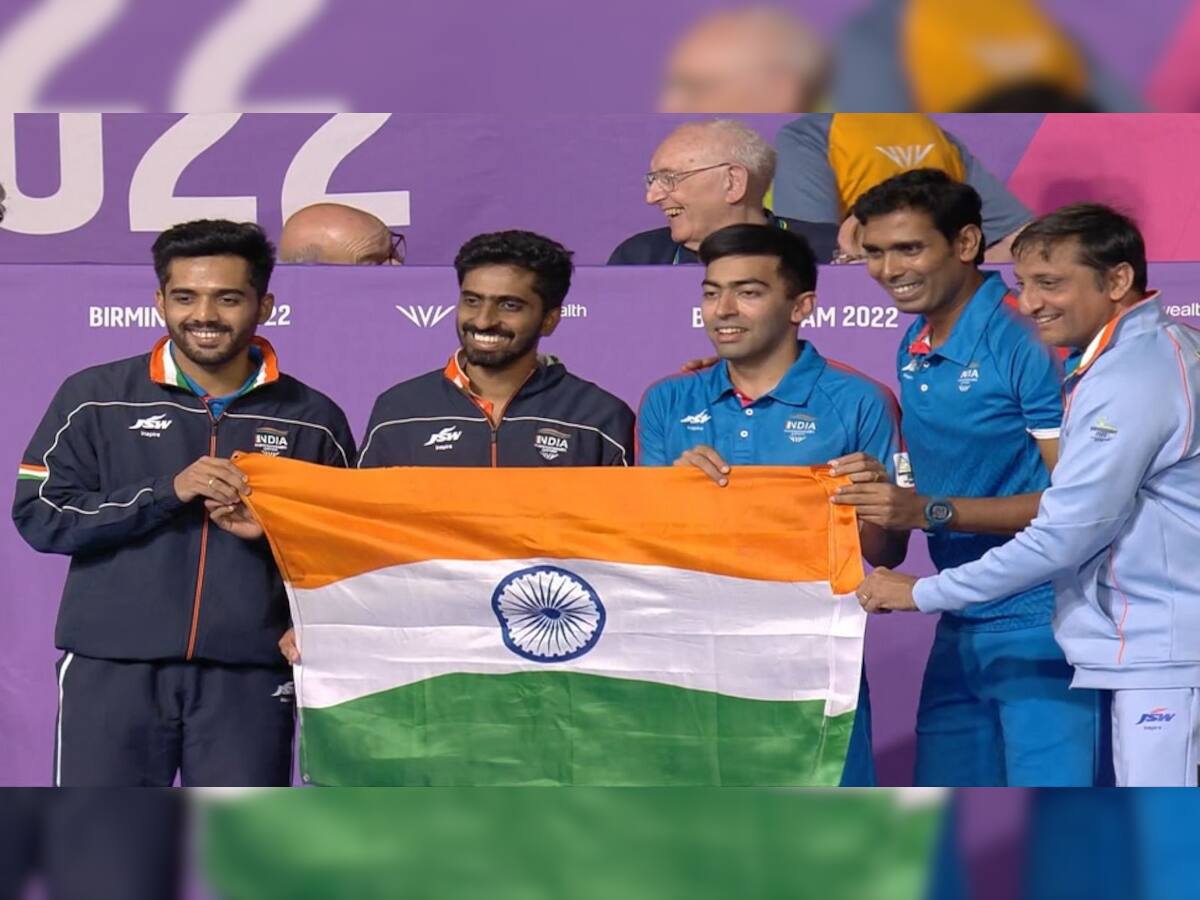 CWG 2022: મિક્સ ટેબલ ટેનિસમાં ભારતને મળ્યો ગોલ્ડ, આ ત્રણ ખેલાડીઓએ રચ્યો ઈતિહાસ