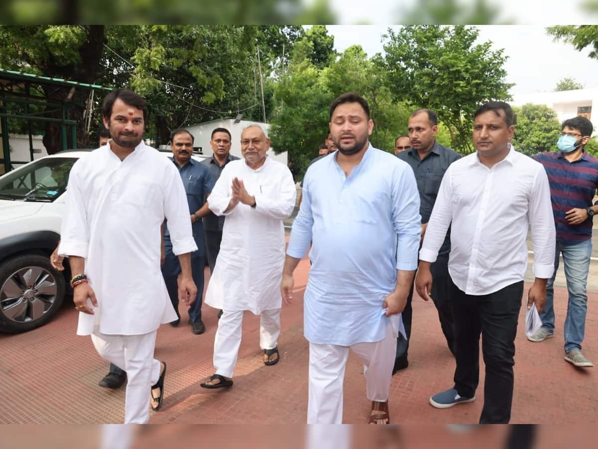 Bihar Government Formation: નીતિશ કુમાર અને તેજસ્વી યાદવે સરકાર બનાવવાનો દાવો રજૂ કર્યો, આટલા ધારાસભ્યોનું છે સમર્થન