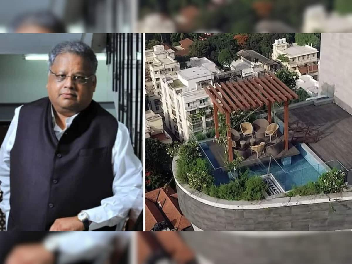 Rakesh Jhunjhunwala Home: અંબાણી કરતા પણ શાનદાર છે બિગબુલનું ઘર, તસવીરોમાં જુઓ સપનાનો મહેલ