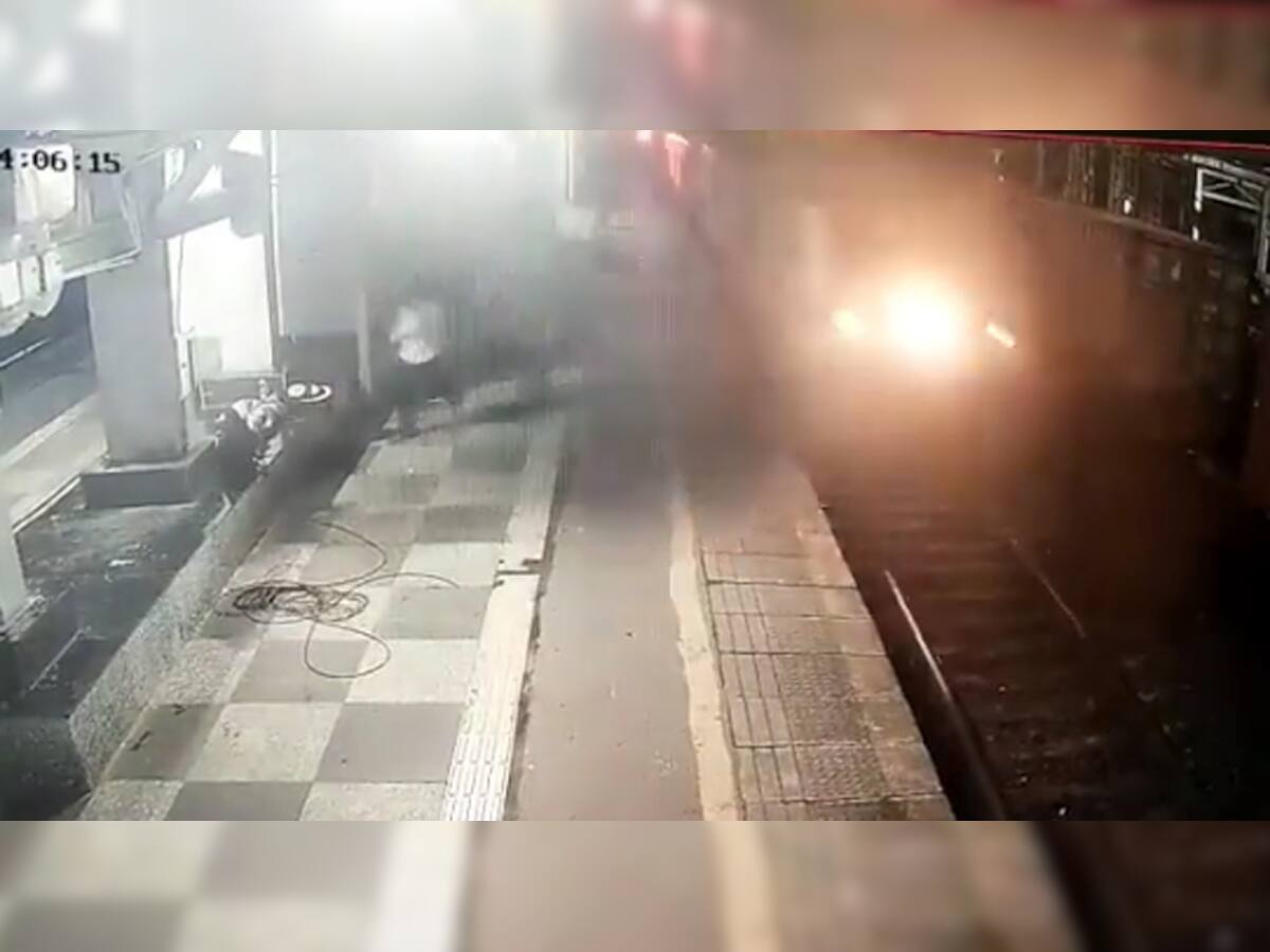 Video: પતિએ ભર ઊંઘમાં સૂતેલી પત્નીને ઉઠાડી ટ્રેન નીચે ધકેલી દીધી, ઘટના CCTV માં કેદ