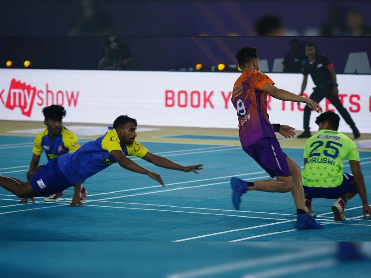 ULTIMATE KHO KHO; અંતિમ લીગ મેચમાં ગુજરાત જાયન્ટ્સનો રોમાંચક વિજય, રાજસ્થાન વોરિયર્સને હરાવ્યું