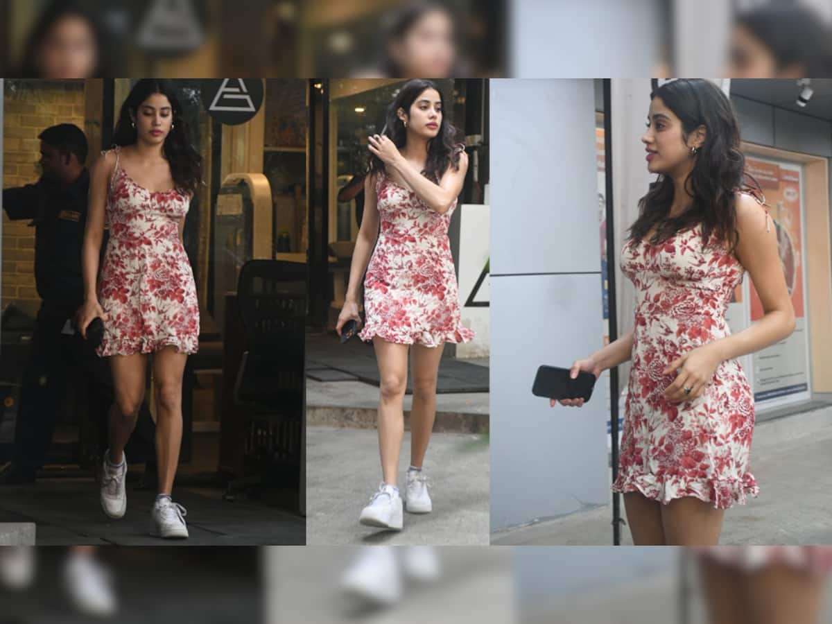 Janhvi Kapoor એ વર્કઆઉટ માટે પહેરો નાનકડો ડ્રેસ, લોકોએ કહ્યું- પાર્ટીમાં જઇ રહી છે શું?