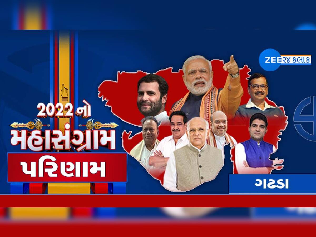 Gadhda Gujarat Chutani Result 2022 ગઢડામાં ભાજપના મહંત શંભુનાથ ટુંડિયાની ભવ્ય જીત