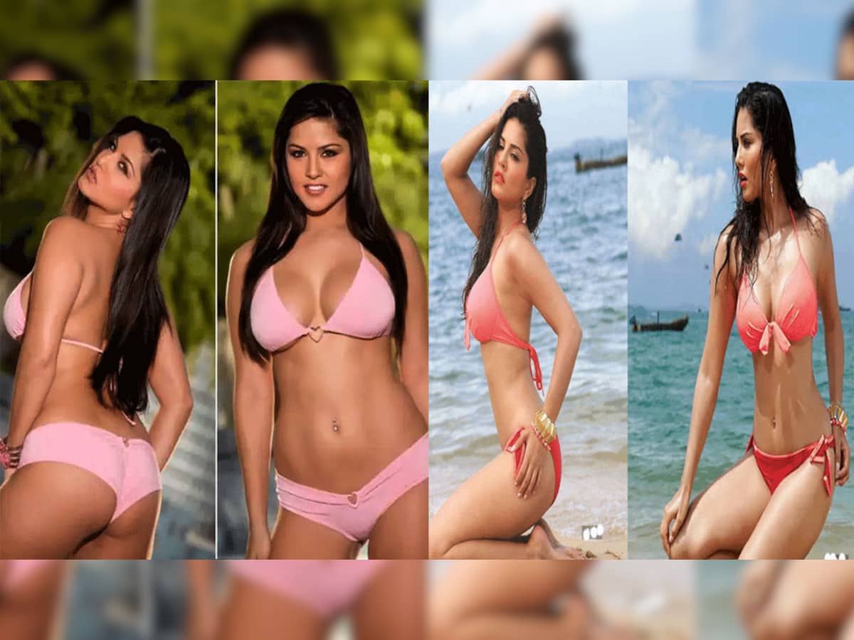 Sunny Leone Bikini Photoshoot: લો હવે સન્ની લિયોની પણ 'પેલાં" રંગની બિકીનીમાં આળોટતી દેખાઈ!
