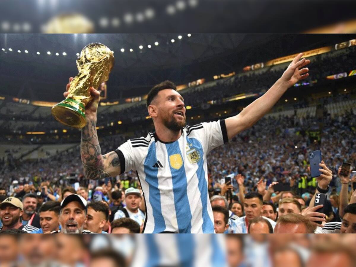 Messi celebrates FIFA Victory: શું જીત બાદ મેદાનમાં દોડી આવેલી મહિલા મેસ્સીની માતા છે? કેમ વાયરલ થયો વીડિયો