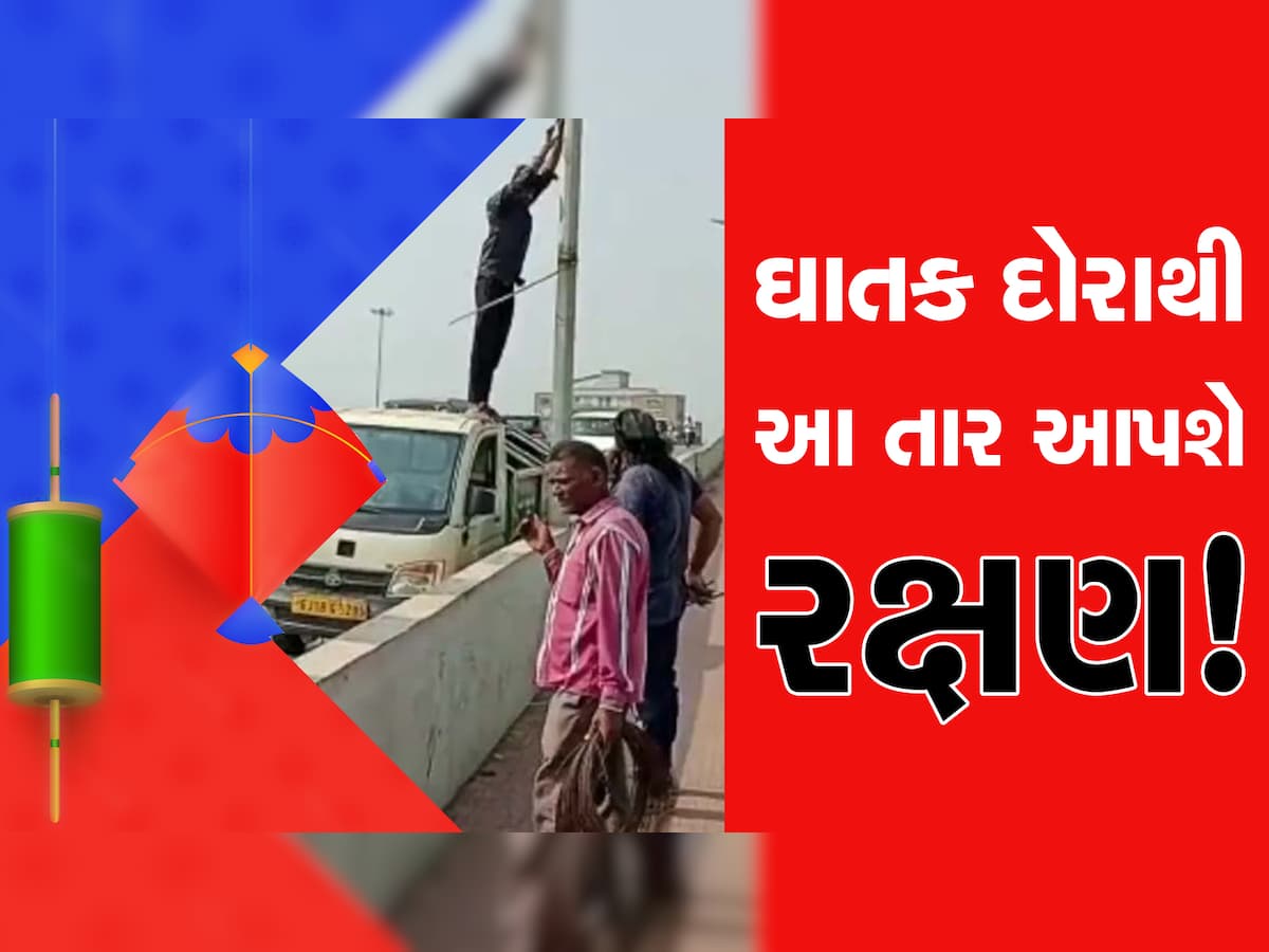 ઉત્તરાયણ પર્વને લોકોમાં લઇ ઉત્સાહ, અમદાવાદમાં ઘાતક દોરાથી આ તાર આપશે રક્ષણ!