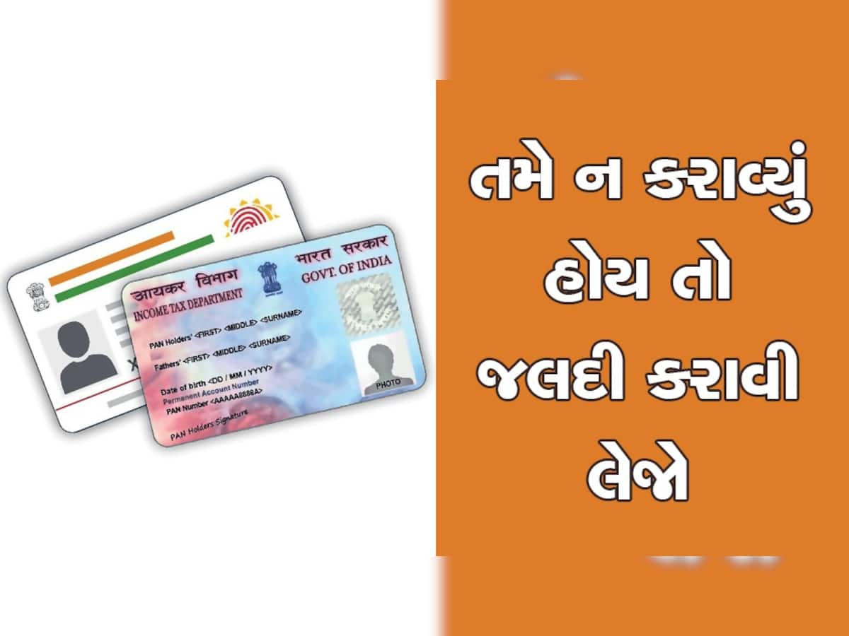 PAN-AADHAR LINKING: વહેલી તકે આ કામ કરી લો, નહીં તો પેટ ભરીને પસ્તાશો...