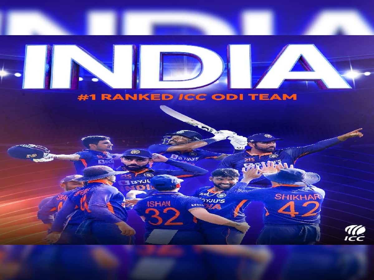 ICC ODI Rankings: ન્યૂઝીલેન્ડને પછાડી વનડેનું નવુ બાદશાહ બન્યું ભારત, જાણો રેન્કિંગમાં અન્ય ટીમોની સ્થિતિ