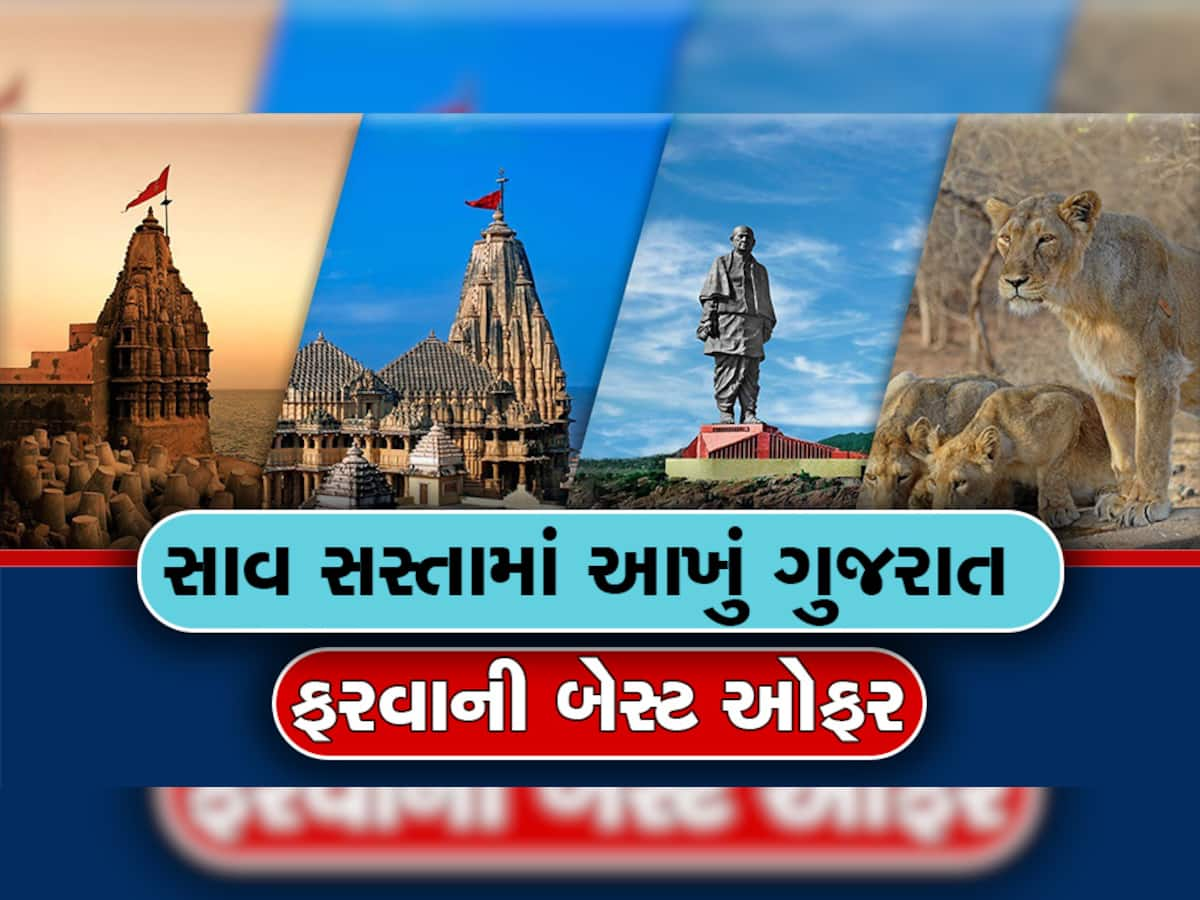 8 દિવસ સસ્તા ટુર પેકેજમાં ફરો આખું ગુજરાત, કચ્છથી લઈ સ્ટેચ્યુ ઓફ યુનિટી સુધી બધુ ફરવા મળશે