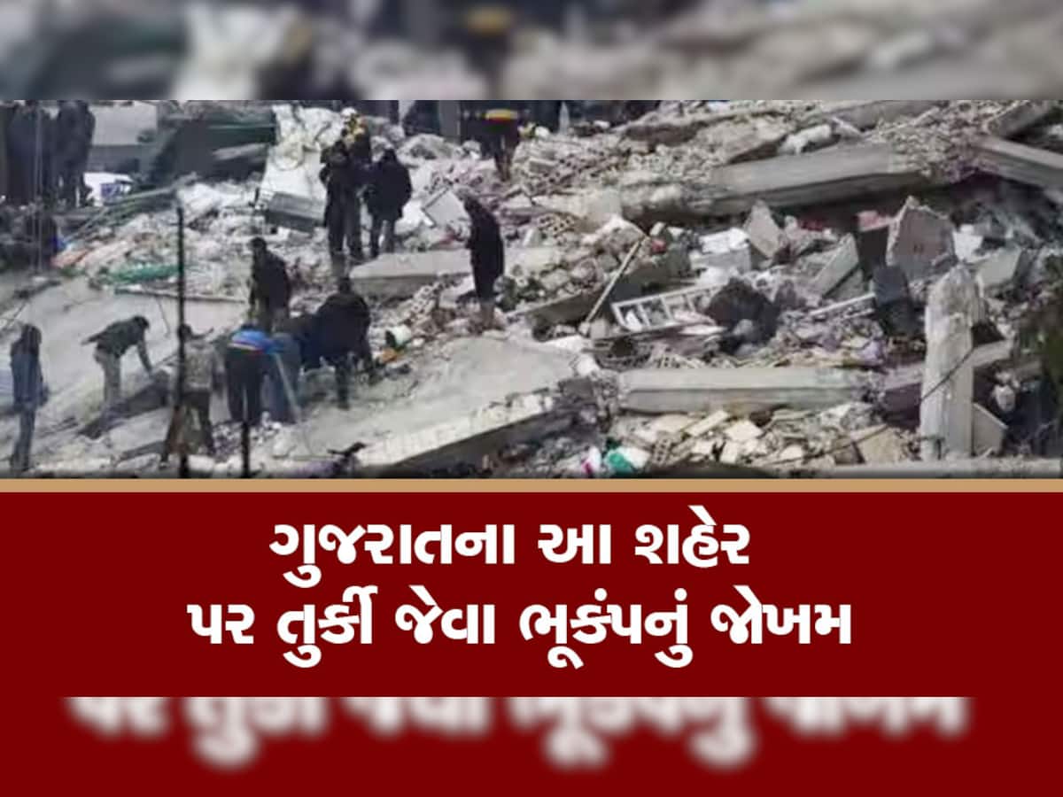 Turkey Earthquake: જો ભારતમાં ધરા ધ્રુજી તો ગુજરાતના આ શહેર સહિત 38 શહેરોમાં મચી શકે છે ભારે  તબાહી