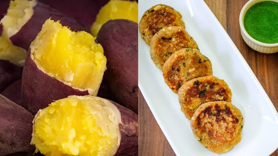 How To Make Sweet Potato Tikki healthy receipe for breakfast