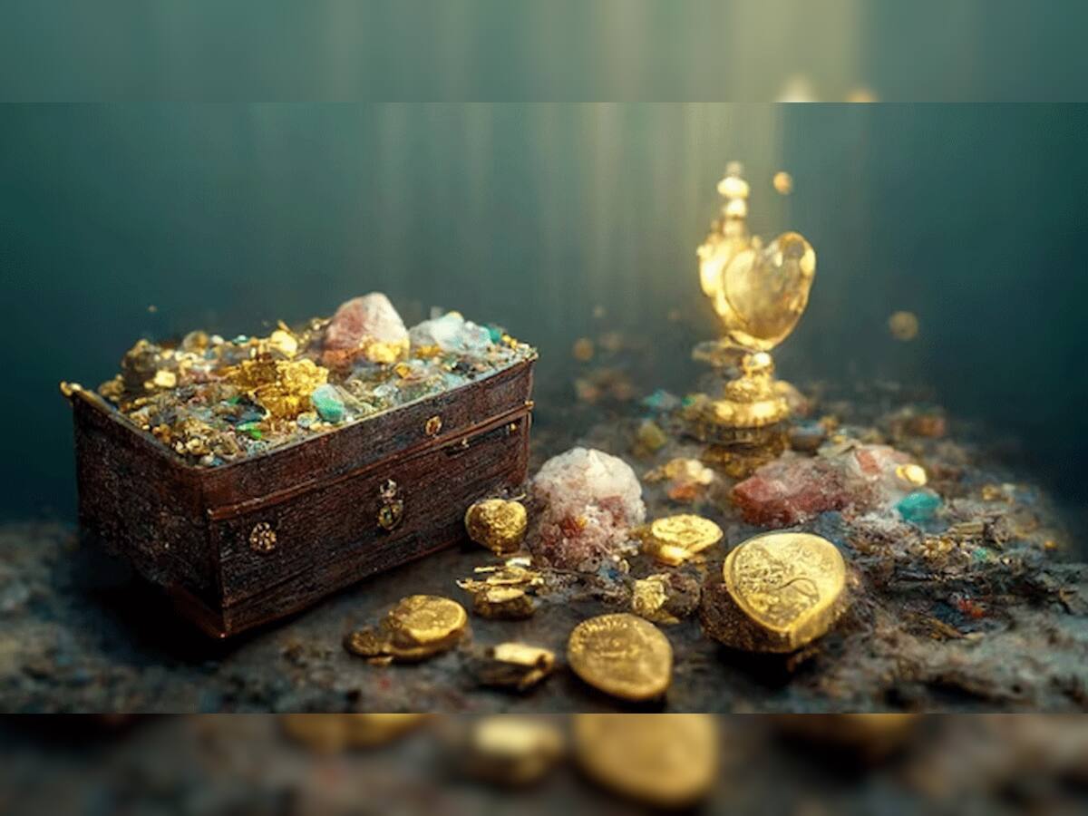 Gold treasure: સમુદ્રમાં ડૂબેલા જહાજમાંથી મળ્યો ખજાનો, હીરા-પન્નાની ચમક જોઈ દુનિયા હેરાન, જુઓ વીડિયો