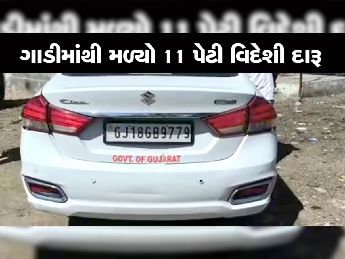 ગવર્મેન્ટ ઓફ ગુજરાત લખેલી કારે અનેક વાહનોને લીધા અડફેટે, સરકારી ગાડીને લઈને મોટો ઘટસ્ફોટ