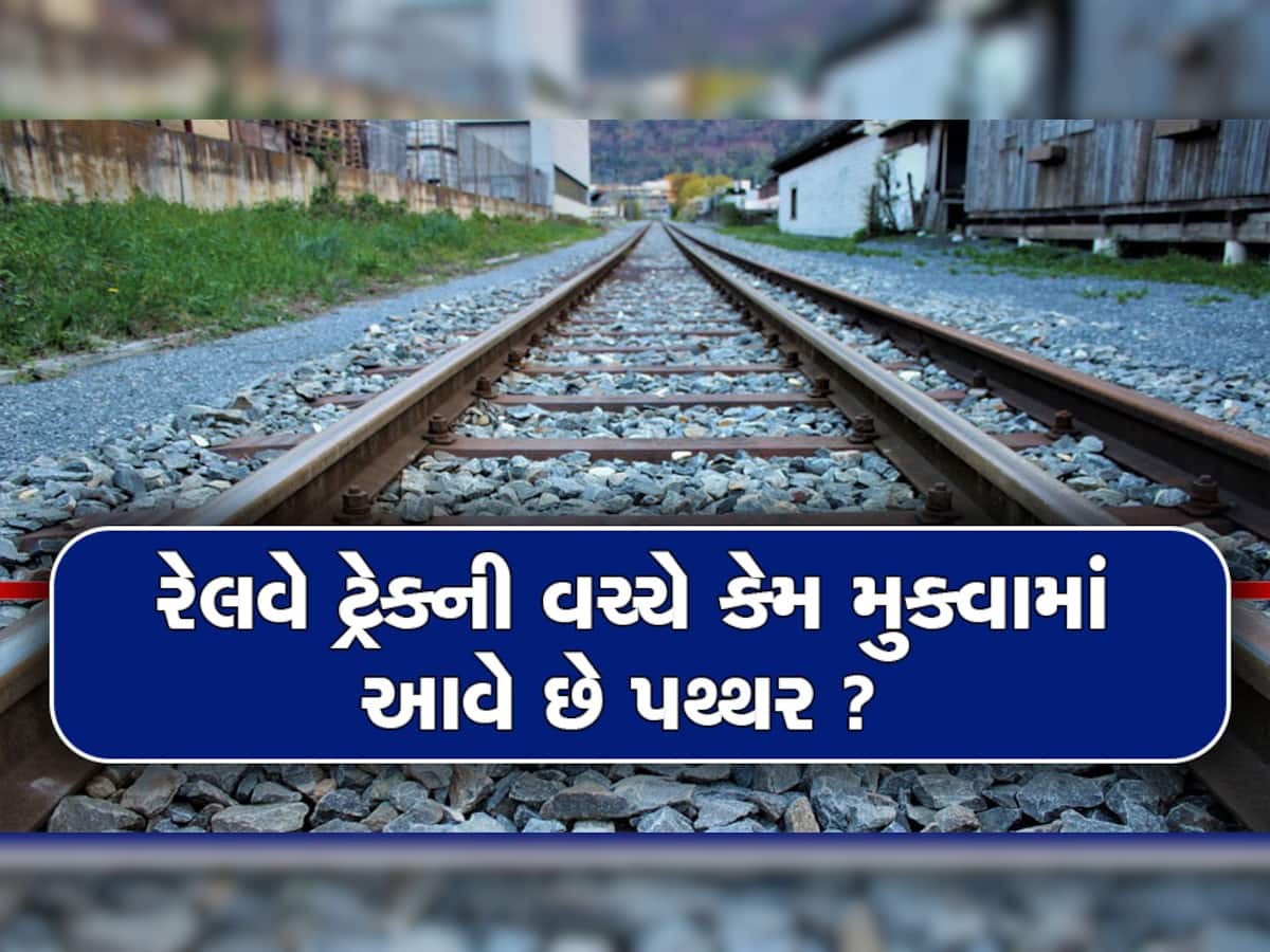 Indian Railway Fact: રેલવે ટ્રેક પર પથ્થરો કેમ નાખવામાં આવે છે ? જાણો તેની પાછળનું સાચું કારણ