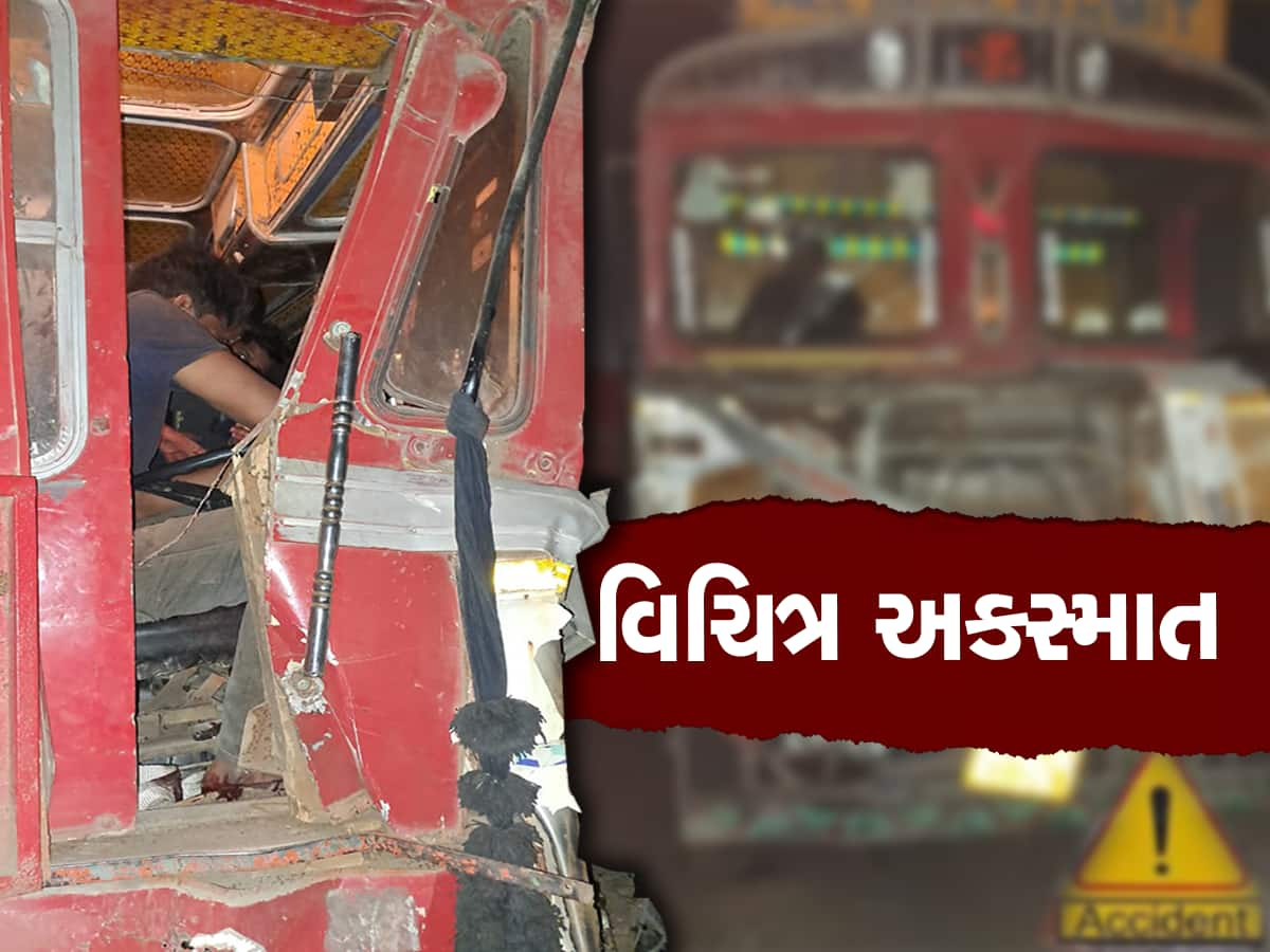 જોઈને અરેરાટી થાય તેવો ખતરનાક અકસ્માત : બે ટ્રકની ટક્કરમાં ડ્રાઈવરના શરીરના બે ટુકડા થઈ ગયા