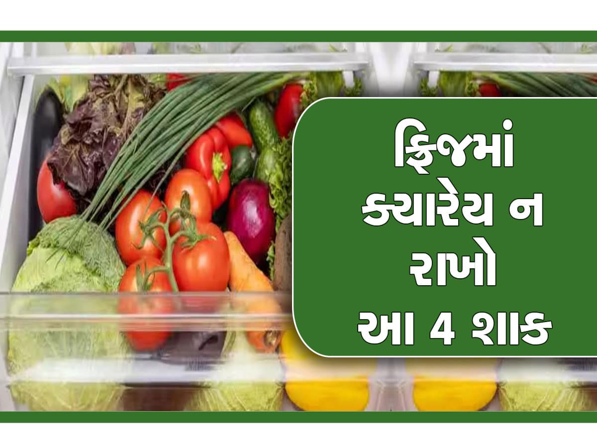 આ 4 શાકને ક્યારેય ન રાખવા ફ્રિઝમાં, બદલી જાય છે સ્વાદ અને રંગ, થઈ શકે છે ફૂડ પોઈઝનિંગ પણ