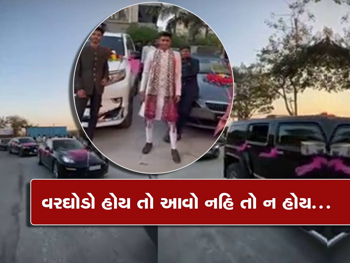 વરરાજાનો વટ પડ્યો... 100 લક્ઝુરિયસ કારના કાફલા વચ્ચે બળદગાડામાં વરરાજા આવ્યા, 2 કિમી લાંબી જાન