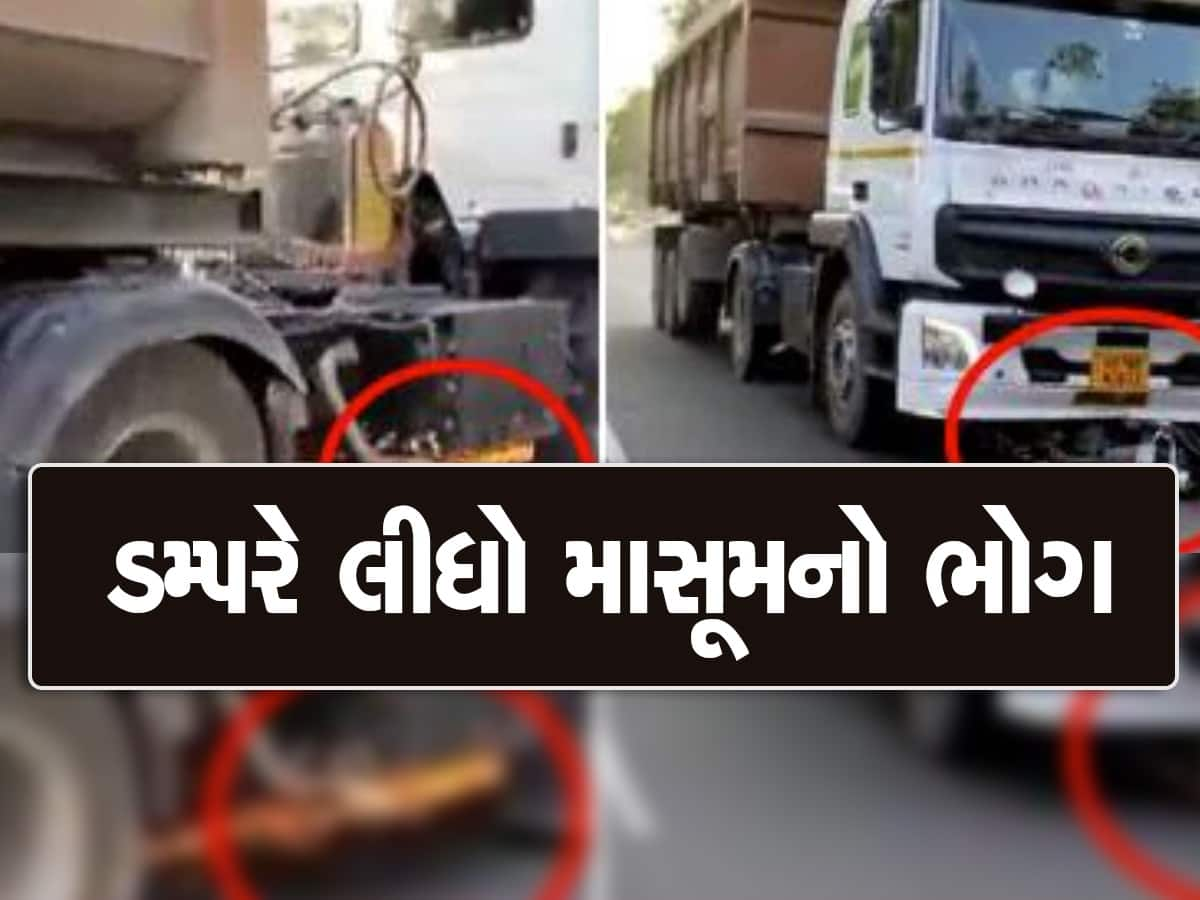 Watch: મહોબામાં ખતરનાક અકસ્માત.. ડમ્પરે સ્કૂટી સાથે માસૂમને 2 કિમી સુધી ઢસેડ્યો, દાદા-પૌત્રનું મોત