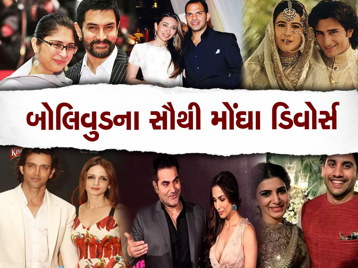 BOLLYWOOD MOST EXPENSIVE DIVORCE: કોઈની પત્નીએ વળતરમાં માગ્યો સંપત્તિમાં હિસ્સો, તો કોઈએ વસૂલ્યા કરોડો રૂપિયા 