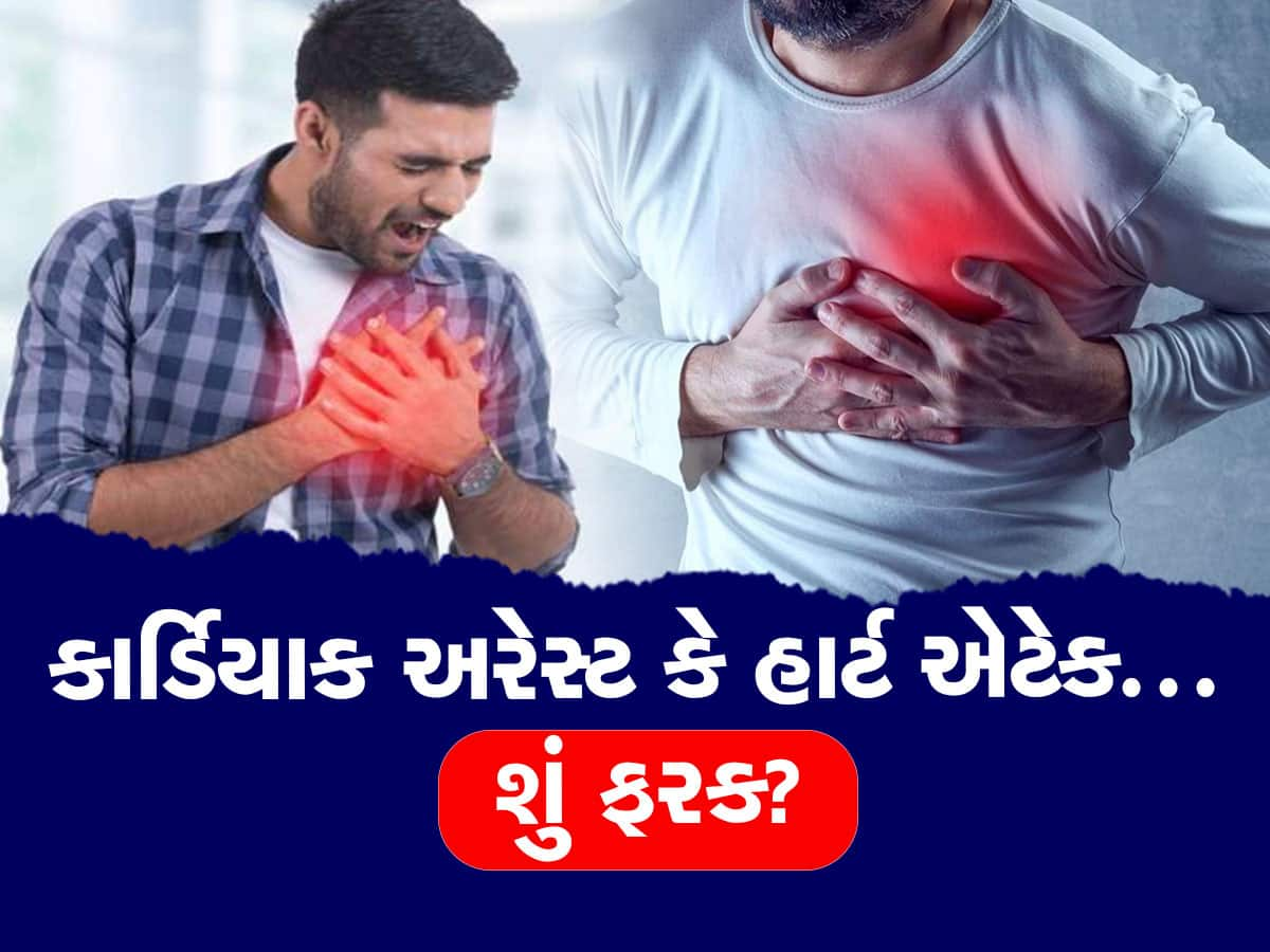 Cardiac Arrest vs Heart Attack: કાર્ડિયાક અરેસ્ટ અને હાર્ટ એટેક વચ્ચે શું અંતર? જાણો બંનેમાંથી કોણ વધુ જોખમી