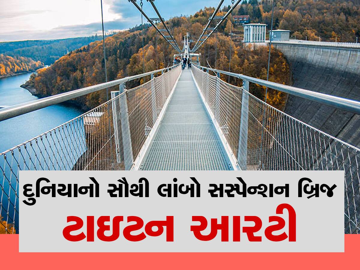 Longest Suspension Bridge: હવામાં લટકતો પુલ! દુનિયાના સૌથી લાંબા પુલની આવી છે ખાસિયતો, સાહસિક છો તો જ જજો