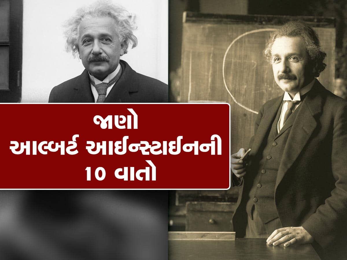 Albert Einstein Birthday: જાણો મહાન વૈજ્ઞાનિક આલ્બર્ટ આઈન્સ્ટાઈનની 10 વાતો જે દરેક વિદ્યાર્થી માટે છે ઉપયોગી