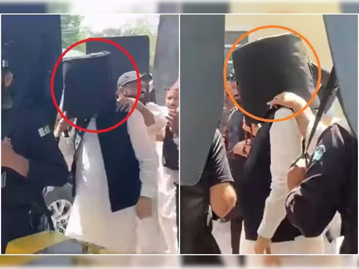 Pakistan: આ તે કેવી લોખંડી સુરક્ષા? દિગ્ગજ નેતા બુલેટપ્રુફ ફેસ શિલ્ડ પહેરી કોર્ટમાં પહોંચ્યા, Video વાયરલ