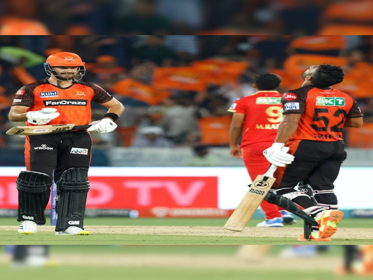 SRH vs PBKS: સનરાઇઝર્સ હૈદરાબાદે મેળવી સીઝનની પ્રથમ જીત, ત્રિપાઠીની ઈનિંગની મદદથી પંજાબને 8 વિકેટે હરાવ્યું