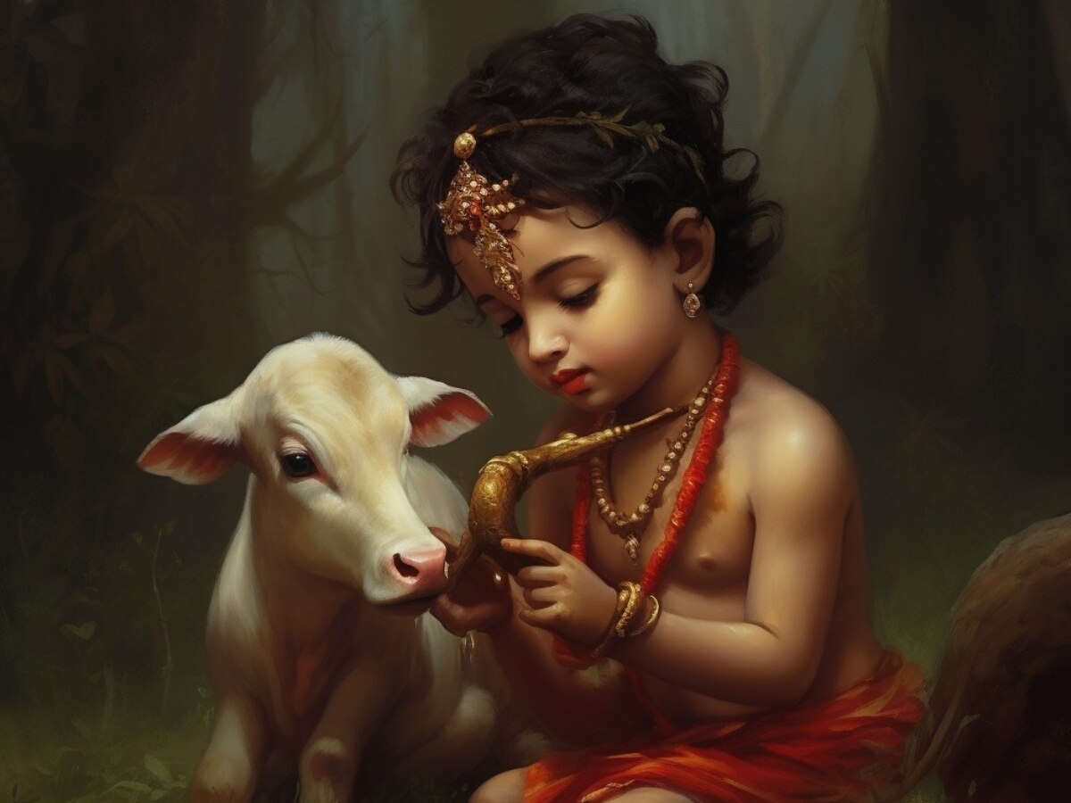 Krishna AI images mahabharat and bal gopal goes viral on social media