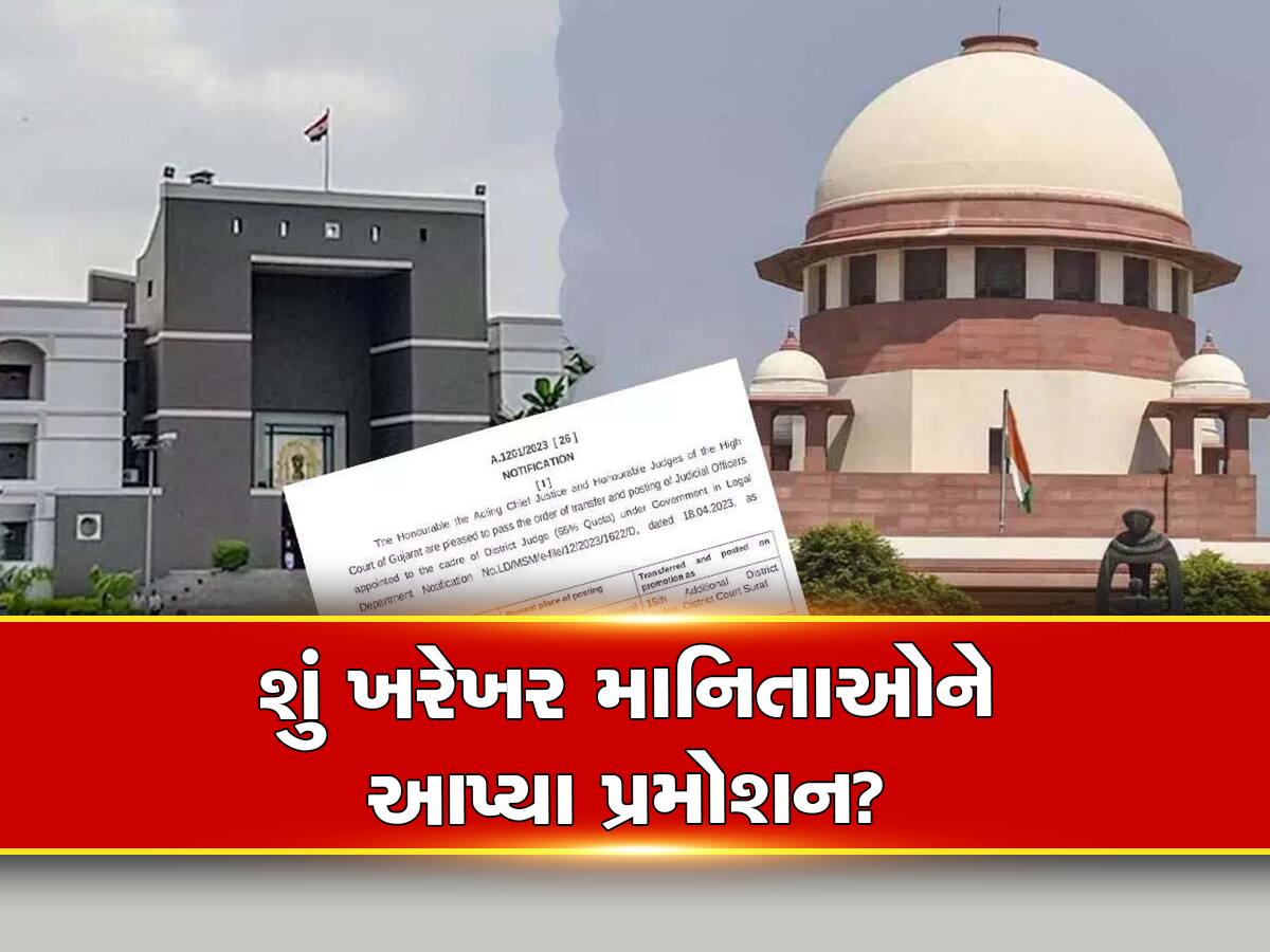 ગુજરાત સરકારે 40 જજોને મેરિટ બહાર આપ્યું પ્રમોશન: રાહુલને સજા આપનારને વર્માનું હવે શું થશે?